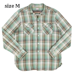 Beams Heavy Flannel Work Shirt Size M