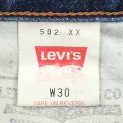 90s Levi's 502 Sevedge Denim Jeans Size 28