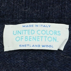 Vintage United Colors of Benetton Wool Sweat Shirt Size M