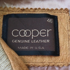 Cooper Leather Bomber Jacket Size L