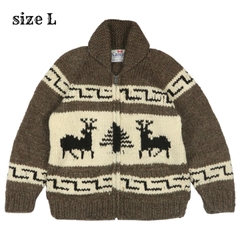 Kanata Heavy Wool Cowichan Sweater Size L