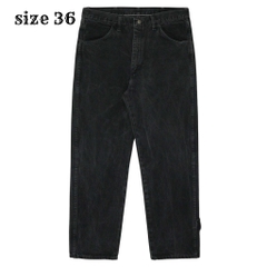 90s Rustler Black Denim Worker Jeans Size 36