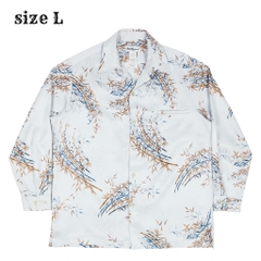 Tori Richard USA Long-sleeve Hawaiian Shirt Size L