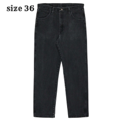 00s Rustler Black Denim Worker Jeans Size 36