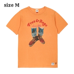 Free Rage Japan Boots Print T-Shirt Size M