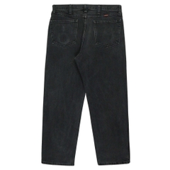 00s Rustler Black Denim Worker Jeans Size 36