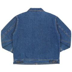 Eddie Bauer Flannel Lined Denim Jacket Size L