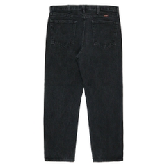 00s Rustler Black Denim Worker Jeans Size 36