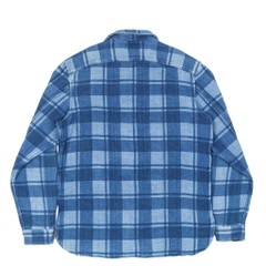Double RL Heavy Flannel Work Shirt Size L
