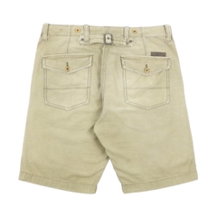 Diesel Olive Sateen Shorts Size 34