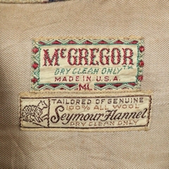 Vintage 50s McGregor Seymour Wool Shirt Size L