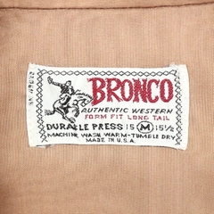 Vintage 70s Bronco Western Shirt Size M