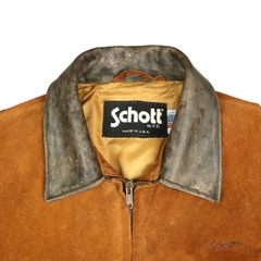 Schott Suede Leather-collar Jacket Size L