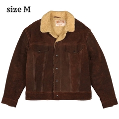 Schott Sherpa Suede Western Jacket Size M