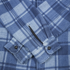 Double RL Heavy Flannel Work Shirt Size L