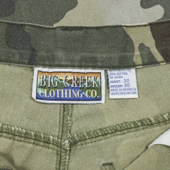 Big Creek Clothing Camo Utility Pants Size 29