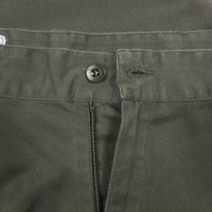 Vtg French Army Olive Green Uniform Pants Size 32