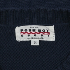 Posh Boy Cotton Knit Sweatshirt Size M
