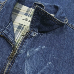 Eddie Bauer Flannel Lined Denim Jacket Size L