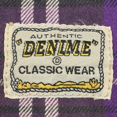 Denime Japan Flannel Western Shirt Size XS