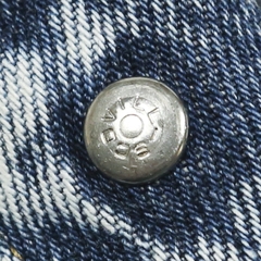 Vtg Blue Way Japan Trucker Denim Jacket Size M