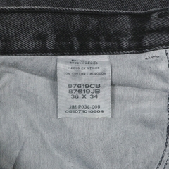 00s Rustler Black Denim Worker Jeans Size 36