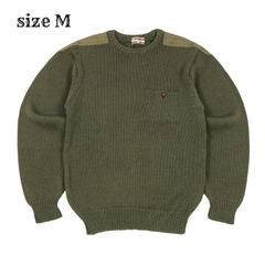 90s McGregor Military Olive Wool Sweatshirt Size M