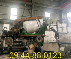 Bồn trộn bê tông 3m3 gắn xe 3 bánh