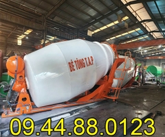 Bồn trộn bê tông 8m3 lắp động cơ điện