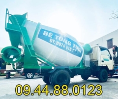 Bồn trộn bê tông 8m3 gắn xe tải