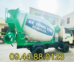 Bồn trộn bê tông 8m3 gắn xe tải