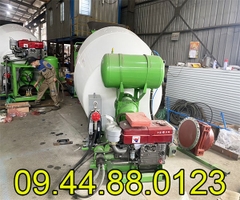 Bồn trộn bê tông 3m3 lắp đầu nổ