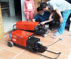 Máy cắt sắt thủy lực Phi 25-25mm 220V
