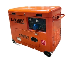 Máy phát điện chạy dầu LiFan 5500DS 4.5KW cách âm đề nổ