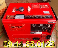 Máy phát điện chạy dầu Sumokama 3KW SK3700T Cách âm