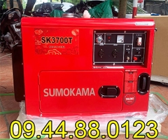 Máy phát điện chạy dầu Sumokama 3KW SK3700T Cách âm