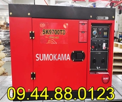 Máy phát điện chạy dầu Sumokama 6KW SK9700TD Cách âm
