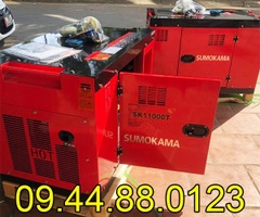 Máy phát điện chạy dầu Sumokama 8KW SK11000T Cách âm