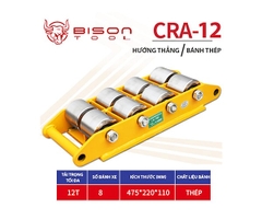 Con rùa chuyển hàng Bison 12 tấn CRA-12 bánh thép hướng thẳng