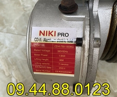 Tời điện đa năng NIKI KCD750-1500 60m 380V