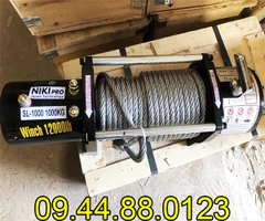 Tời điện kéo xe Niki 12000LBS 24V