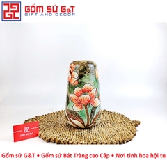 Lọ hoa đu đủ tam sen