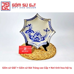 Đĩa sao vẽ sen bụi xanh