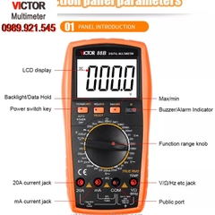 Đồng hồ vạn năng điện tử VICTOR 88B
