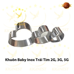 Khuôn Yến Baby Trái Tim - Inox Dày