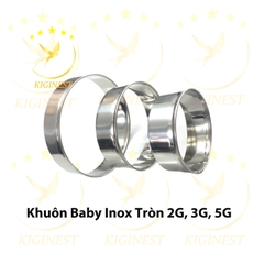 Khuôn Yến Baby Tròn - Inox Dày