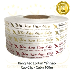 Băng Keo Ép Kim Yến Sào Cao Cấp - Đỏ