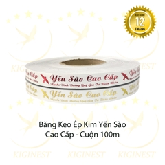 Băng Keo Ép Kim Yến Sào Cao Cấp - Đỏ