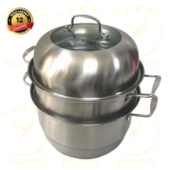 Nồi Inox Chưng Yến 3 Tầng