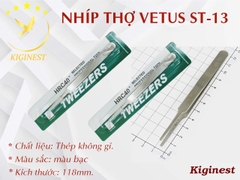 Nhíp Thợ Cao Cấp Chuyên Nhặt Lông Yến ST-13 (Đầu Dẹt)